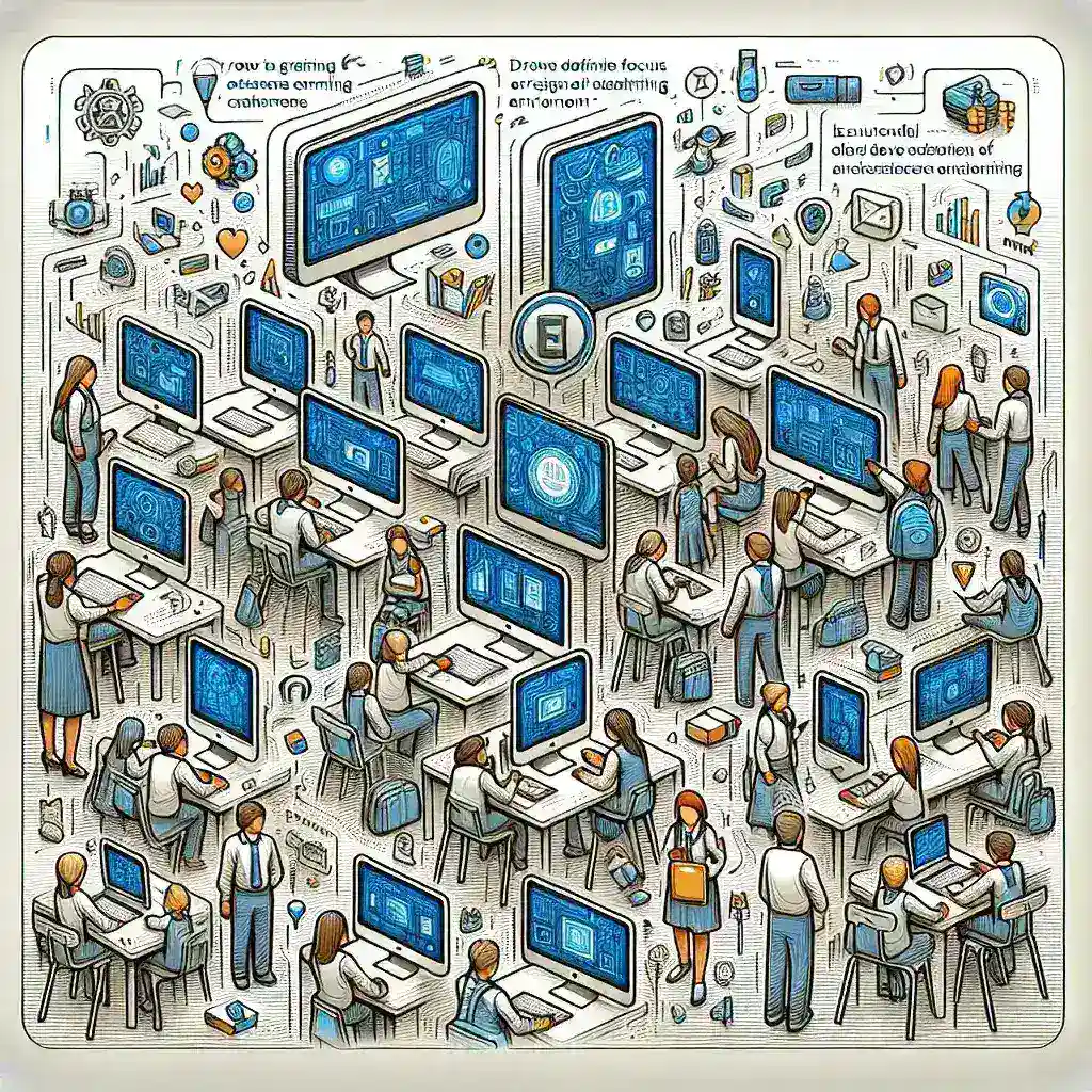 "Mini-PCs da Dell projetados para ambientes educacionais, destacando seu design compacto e funcionalidades, ideais para estudantes e instituições de ensino."