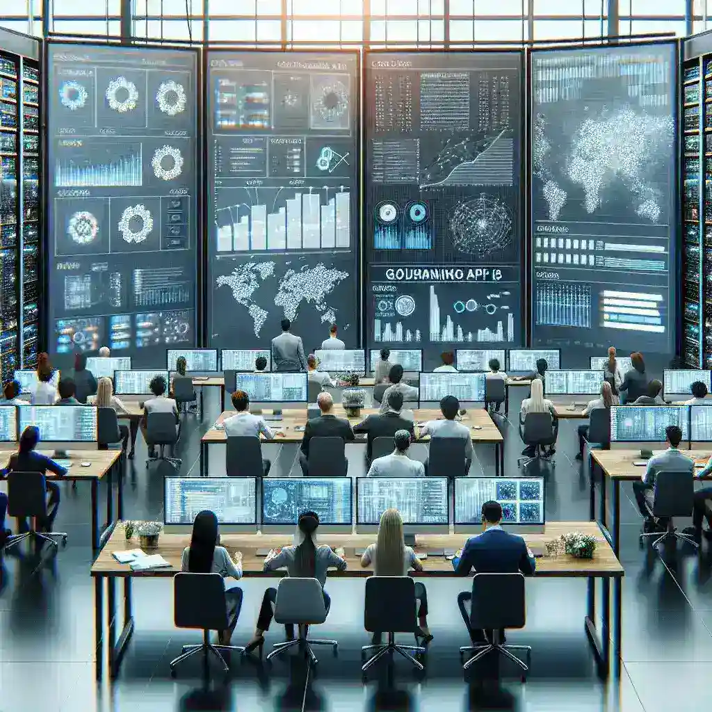 "Imagem ilustrativa das principais plataformas de governança de APIs em larga escala, destacando estratégias e melhores práticas para empresas modernas na gestão de APIs."