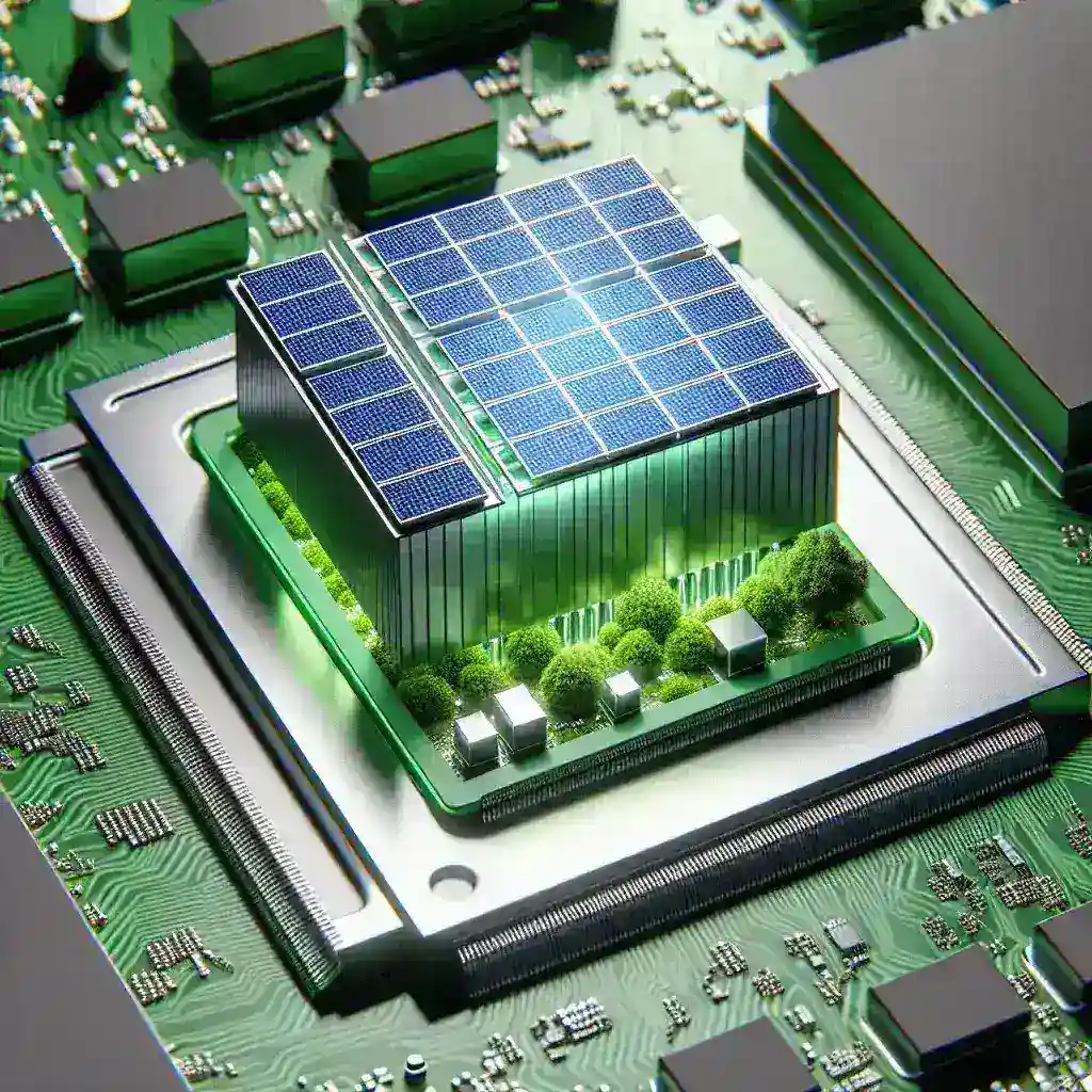 Computação sustentável: chips com energia solar integrada